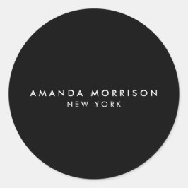 Adesivo Mistério de luxo preto