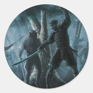 Adesivo Mística do samurai