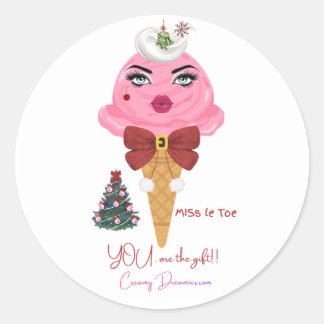 Adesivo Mistletoe Christmas kissing sticker