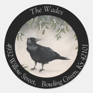 Adesivo Mistletoe Crow