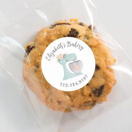 Adesivo Misturador de Bolo Cónico Panificação de Negócios