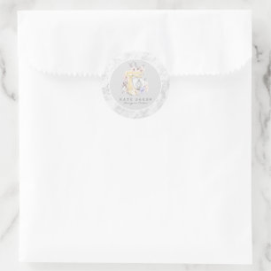 Adesivo Misturador De Bolo Padaria Floral Mármore Cinza Aq