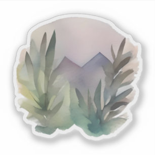 Adesivo Misty Morning Mountainscape