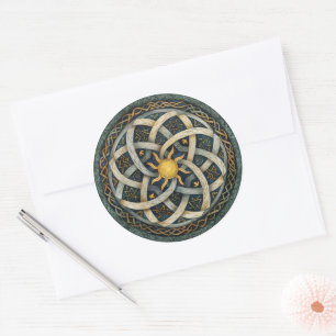 Adesivo Mitologia Celta e Símbolos Sun Litha