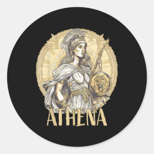 Adesivo Mitologia Grega - Athena A Deusa Da Sabedoria E