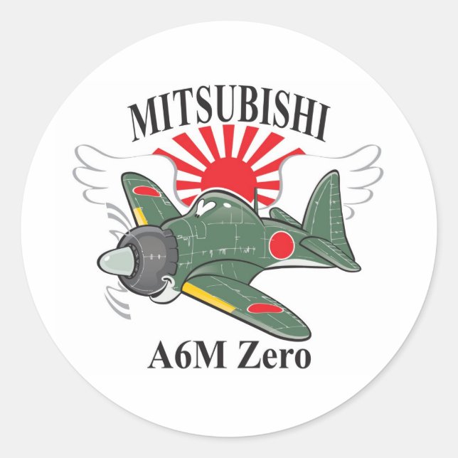 Adesivo mitsubishi zero (Frente)