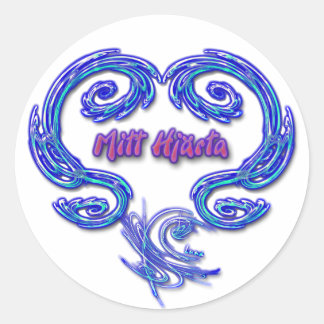 Adesivo Mitt Hjarta Sticker (Sueco - branco)
