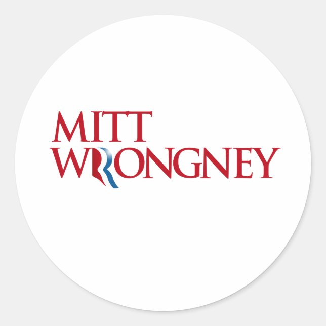 Adesivo Mitt Wrongney (Frente)