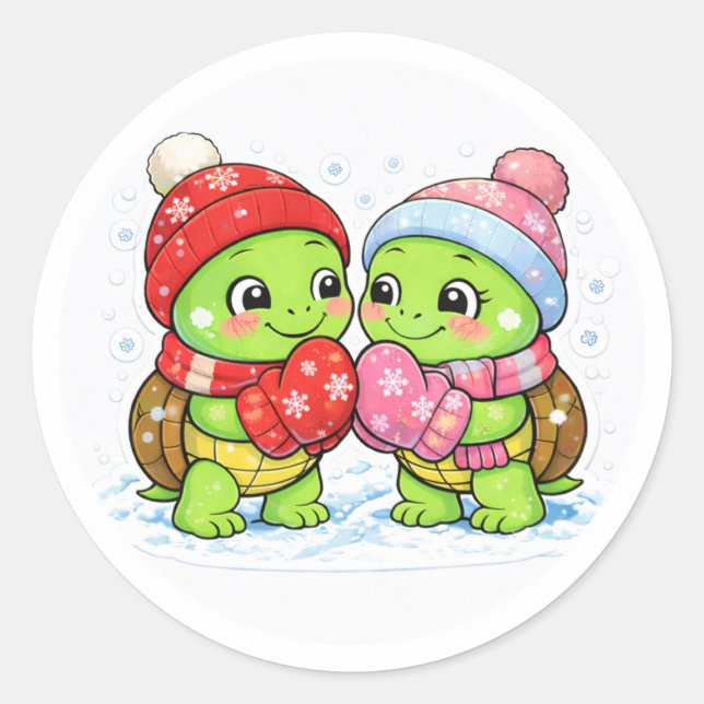 Adesivo Mittens Juntos (Frente)