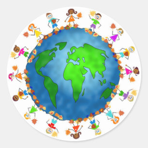 Adesivo Miúdos globais da queda