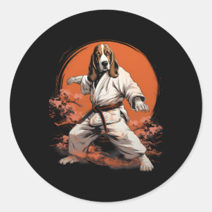 Adesivo Mma Bet Hound Dog Karate