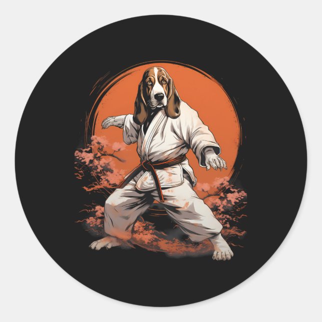 Adesivo Mma Bet Hound Dog Karate (Frente)