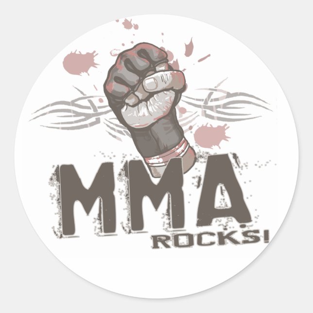 Adesivo MMA Rocks (Frente)