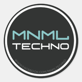 Adesivo MNML Techno sticker