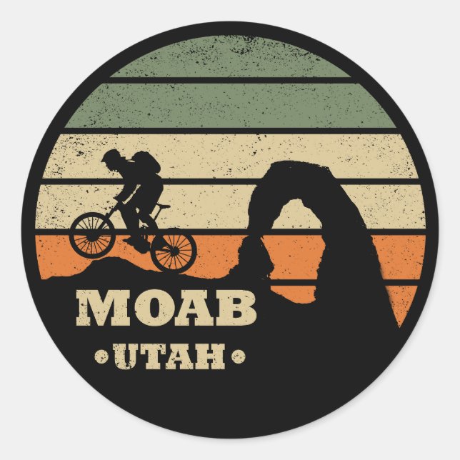 Adesivo Moab mtb mountain bike (Frente)