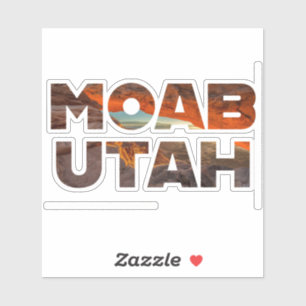 Adesivo Moab Utah Arches NP