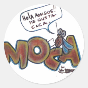 Adesivo Moca Caca