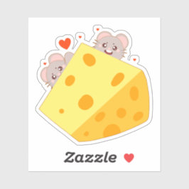 Adesivo Mocas E Queijo