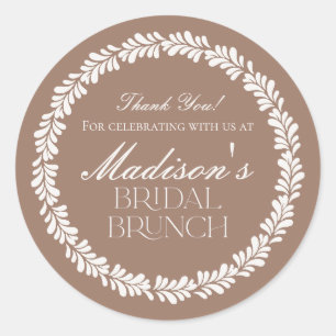 Adesivo Mocha Marrom Talavera Espanhola Brunch Nupcial Fie