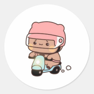 Adesivo Mochi Brownie Bear Bike