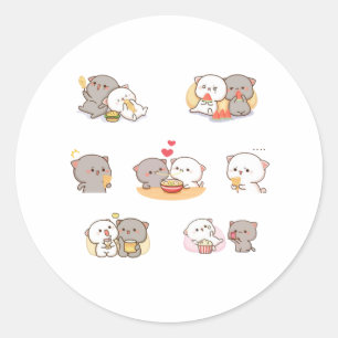 Adesivo Mochi Peach Cat Sticker Pack