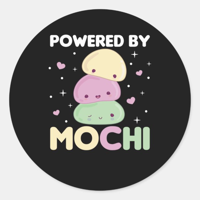 Adesivo Mochi - Sorvete Kawaii Mochi (Frente)