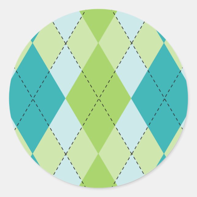 Adesivo Mod Argyle Stickers (Frente)