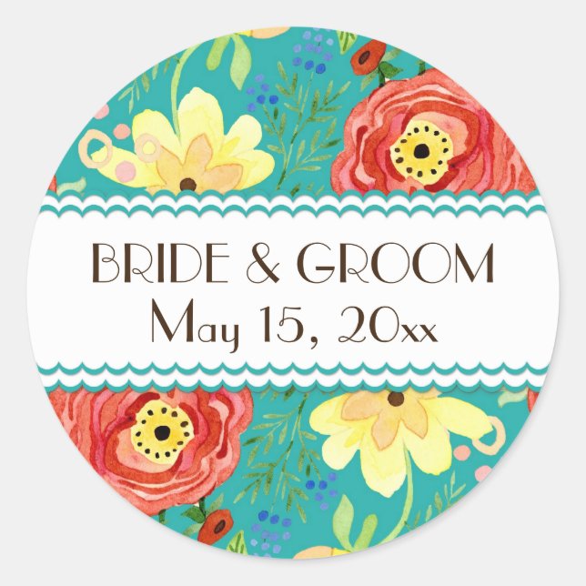 Adesivo Mod Modern Floral Ranunculus Folheto Rosa (Frente)