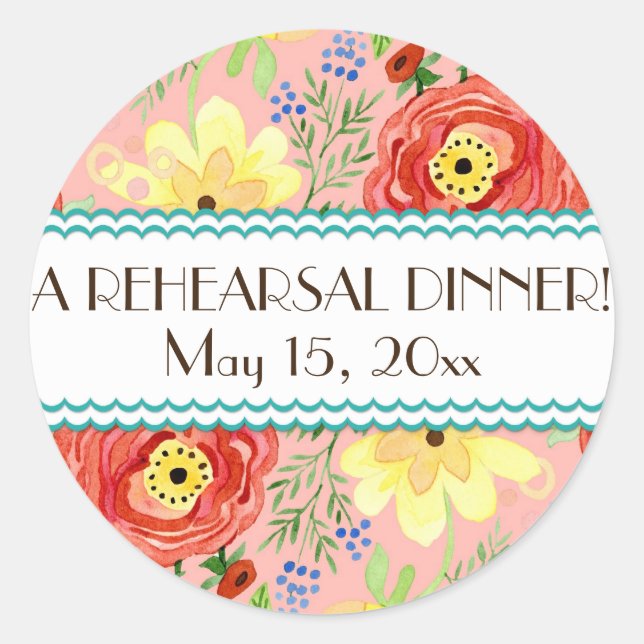 Adesivo Mod Modern Floral Ranunculus Folheto Rosa (Frente)