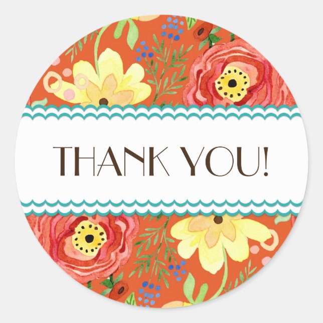 Adesivo Mod Modern Floral Ranunculus Folheto Rosa (Frente)