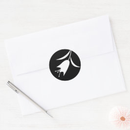 Adesivo MOD — selo branco do envelope do TULIP