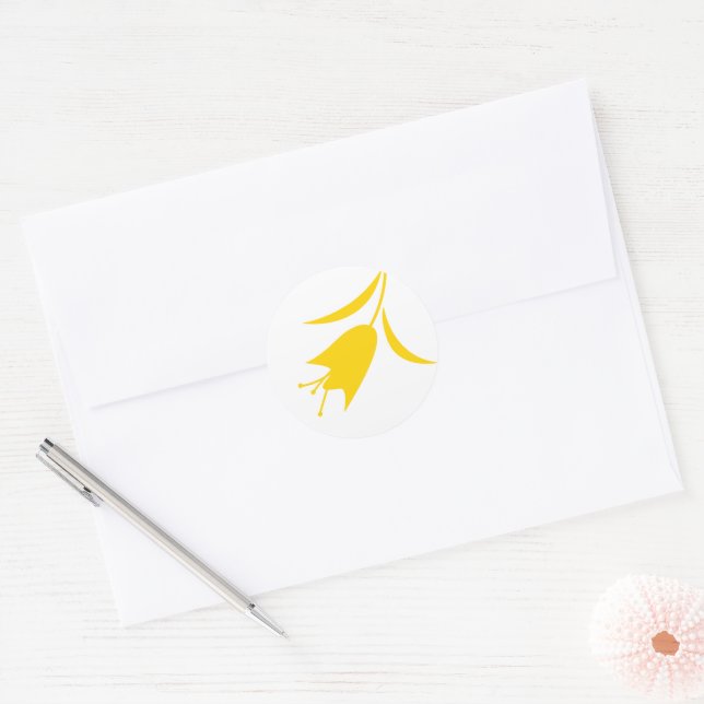 Adesivo MOD — selo branco do envelope do TULIP (Envelope)