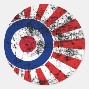 Adesivo Mod Target Mods Sunburst Target Roundel