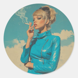 Adesivo Moda de Fumagem de Gelões Retro