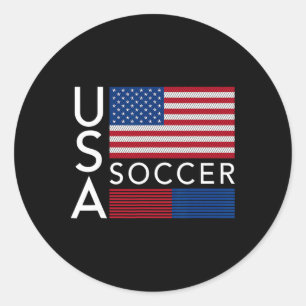 Adesivo Moda Roupas EUA Bandeira Americana Equipe de Futeb