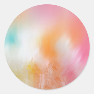 Adesivo Modelo Abstrato Rosa Vermelho Amarelo Azul Colorid