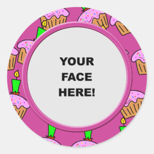 Adesivo Modelo, beira do bolo