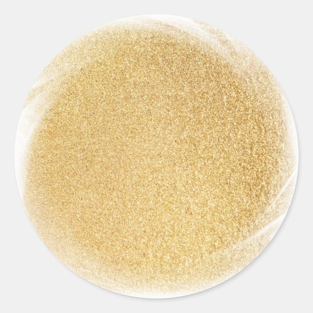 Adesivo Modelo Branquinho Glamouroso Glitter Dourado Falso (Frente)
