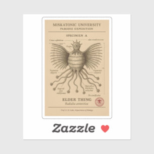 Adesivo Modelo de Coisa Mais Velho - Expedição Pabodie, Mi