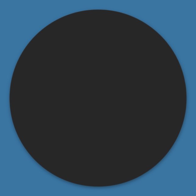 Adesivo Modelo de Cor Sólida Preto Puro (Criador carregado)