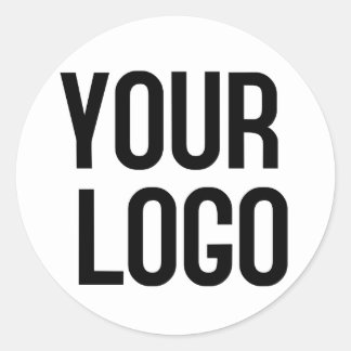 Adesivo Modelo de design de logotipo personalizado