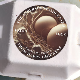 Adesivo Modelo de Fotografia Nest de Ovos de Cuta Personal