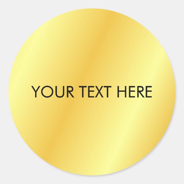 Adesivo Modelo de inicial de monograma Adicione seu texto  (Frente)