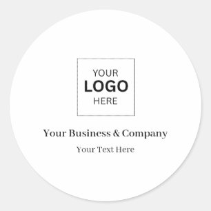 Adesivo Modelo de Logotipo de Negócios Personalizado