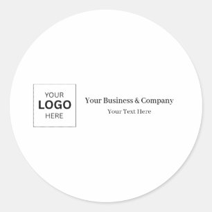 Adesivo Modelo de Logotipo de Negócios Personalizado