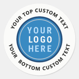 Adesivo Modelo de logotipo simples de empresa personalizad