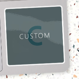 Adesivo Modelo de Monograma Personalizável na moda