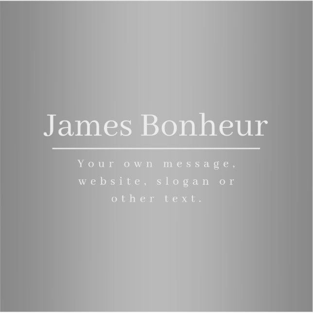 Adesivo Modelo de Promocional editável para empresas, etc. (Frente)