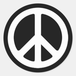 Adesivo Modelo de Símbolo de Paz Branco