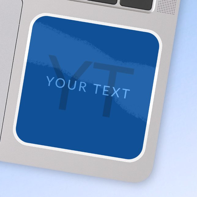 Adesivo Modelo de texto editável para nome monogramado etc (Criador carregado)